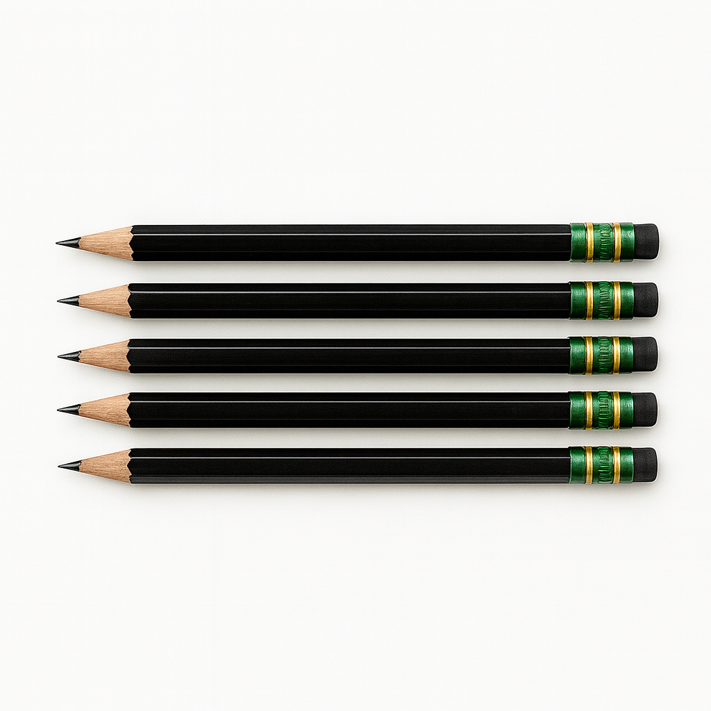 Custom name engraved pencil in chosen font style – personalized stationery for students, teachers, and office use