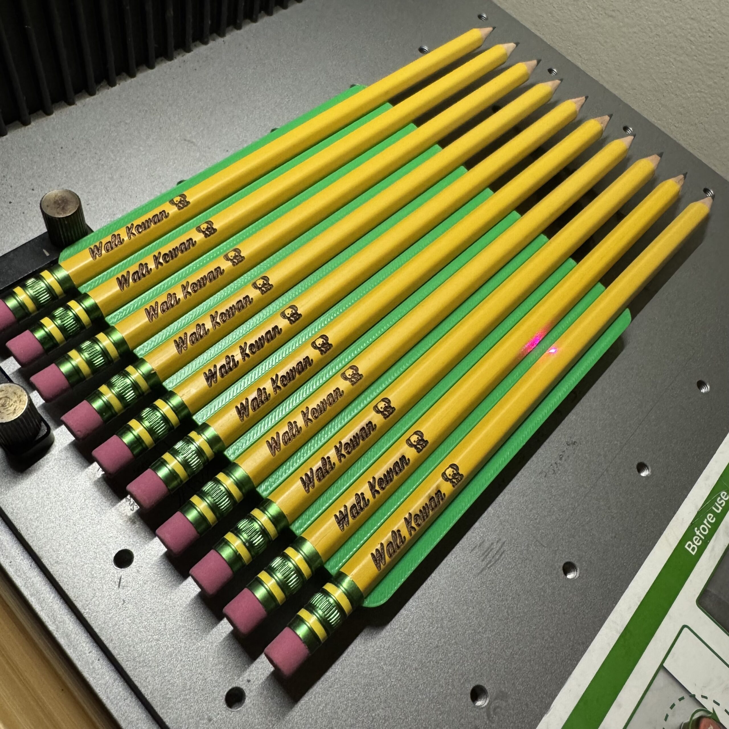 Bulk personalized pencils engraved with student names – classroom supplies, back to school gifts, and graduation favors