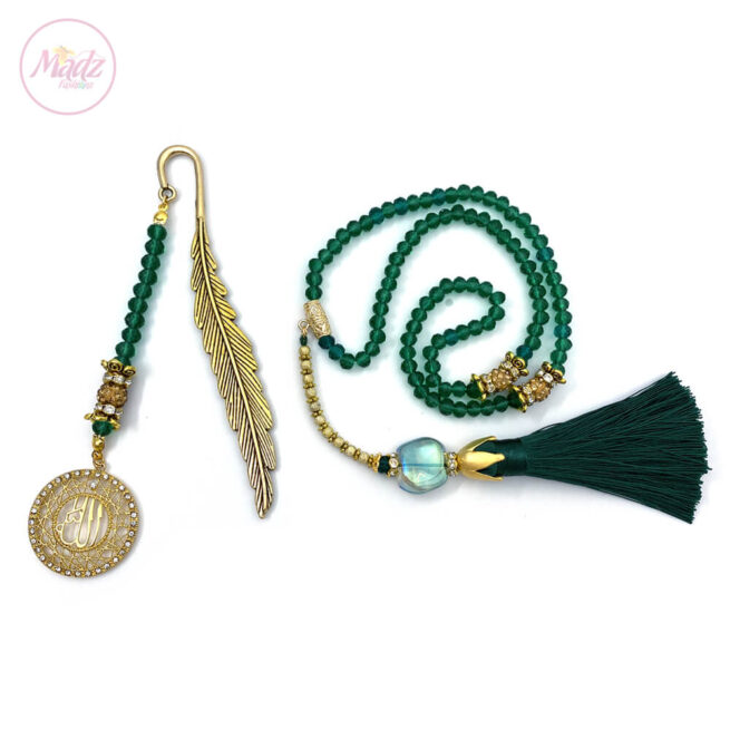 Green Tasbeeh 99 Beads , Ramadan Islamic Gifts Sets MadZ FashionZ UK